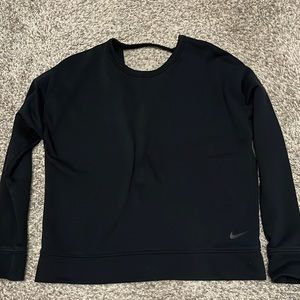 Black Nike crew neck with open back size small.. super cute!
